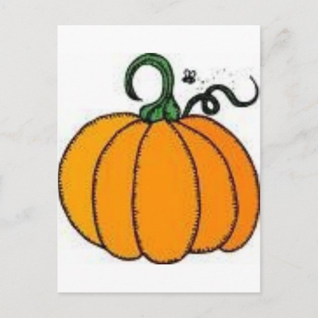 pumpkin postcard (Front)