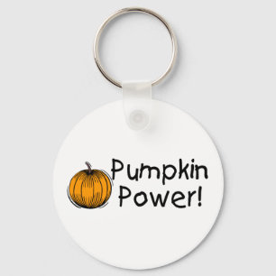 Pumpkin Power Key Ring
