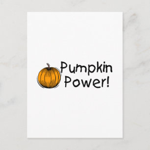 Pumpkin Power Postcard