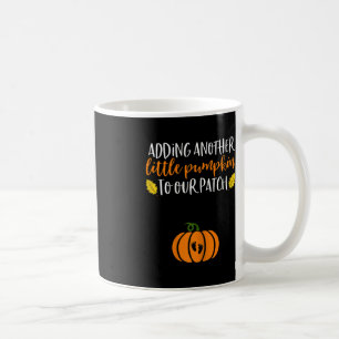 Pumpkin Pregnancy Announcement Halloween Baby Coffee Mug