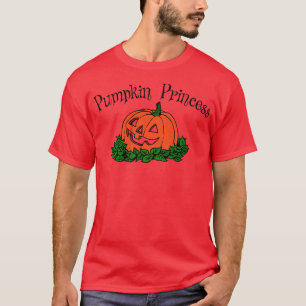 PUMPKIN PRINCESS Funny Halloween Creepy Scary Jack T-Shirt