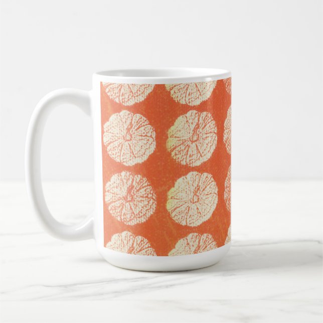 Pumpkin Print Mug (Left)