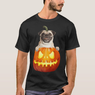 Pumpkin Pug Halloween T-Shirt