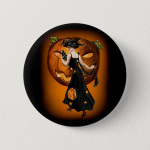 Pumpkin Queen - Button
