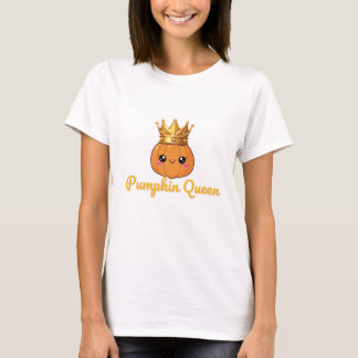 Pumpkin Queen – Cute Fall T-Shirt for Women