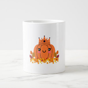 Pumpkin Queen   Fall Aesthetic Halloween Shirt Large Coffee Mug