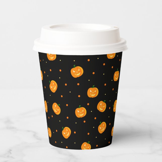 Pumpkin Rain Paper Cups (Front)