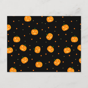 Pumpkin Rain Postcard