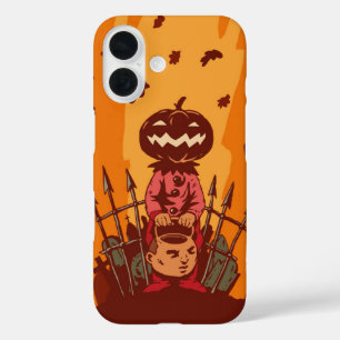 Pumpkin Reaper iPhone 16 Case