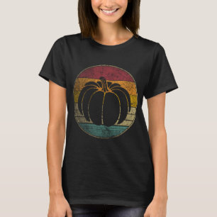 Pumpkin Retro Fruit Fall Autumn Halloween Pie Vint T-Shirt