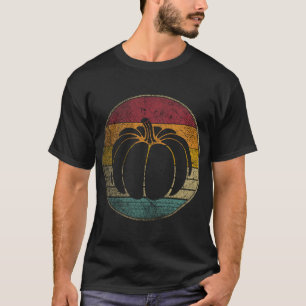 Pumpkin Retro Fruit Fall Autumn Halloween Pie Vint T-Shirt