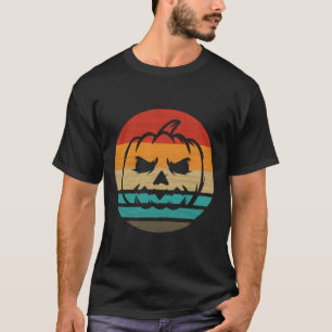 Pumpkin Retro Style Vintage T-Shirt