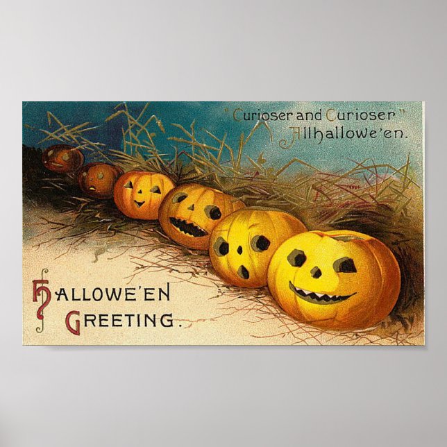 Pumpkin Row - Curioser and Curioser Poster (Front)
