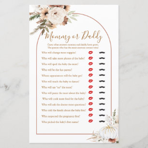 Pumpkin Rustic Boho Fall In Love Mummy or Daddy