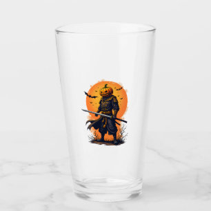 Pumpkin Samurai � Halloween Warrior T-Shirt Glass