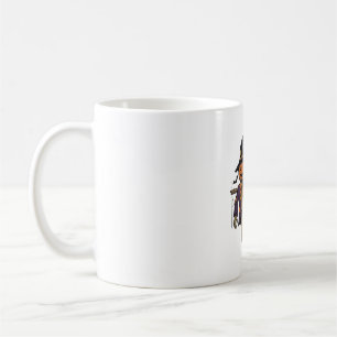 Pumpkin Scarecrow Shirt Vintage Engraving Hallowee Coffee Mug