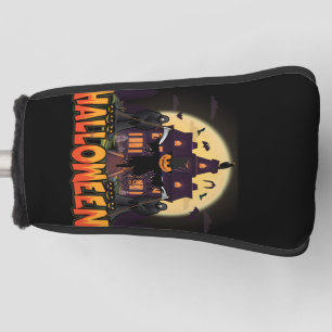 Pumpkin Scary House, Halloween Golf Head Cover