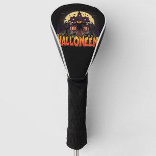Pumpkin Scary House, Halloween Golf Head Cover