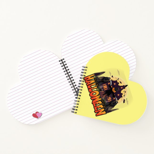 Pumpkin Scary House, Halloween Notebook (Inside)