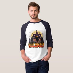 Pumpkin Scary House, Halloween T-Shirt