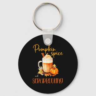 Pumpkin Sce & Scrapbooking _ Cute Autumn Rusti Key Ring