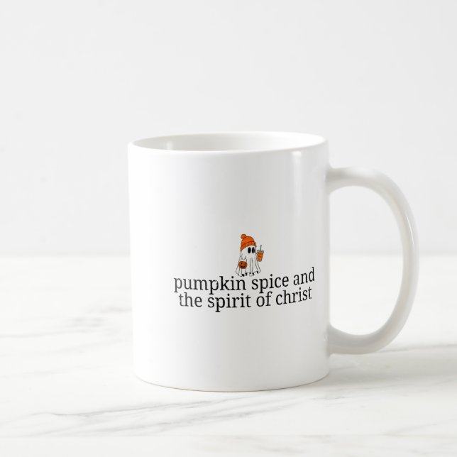 Pumpkin Sce And The Srit Of Christ, Christian Hall Coffee Mug (Right)