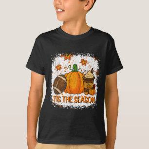 Pumpkin Sce Football Tis The Season Fall Thanksgiv T-Shirt