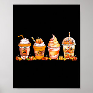 Pumpkin Sce Latte, Fall Coffee, Pumpkin Sce Thanks Poster