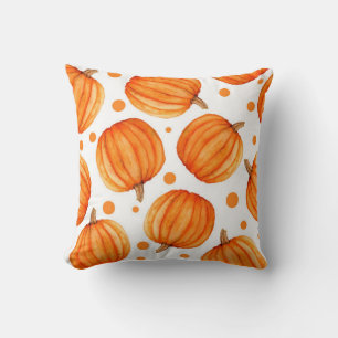 Pumpkin seamless pattern cushion