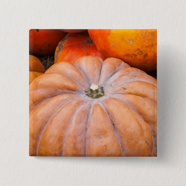 Pumpkin Season 15 Cm Square Badge (Front)