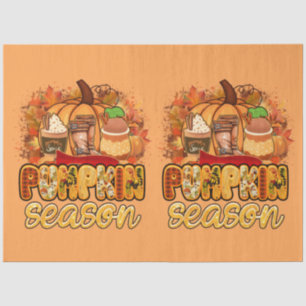 Pumpkin Season Autumn Customise Colour Tissue Paper