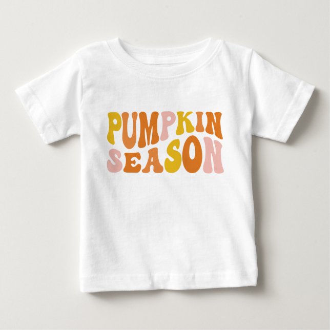 Pumpkin Season Baby T-Shirt (Front)