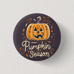 Pumpkin Season Button