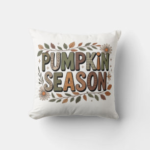 Pumpkin Season – Earthy Leaves Coussin Cushion