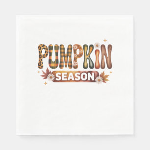 Pumpkin Season Fall Boho Napkin