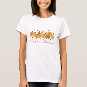 Pumpkin Season Fall Cosy Autumn Pumpkin Path Tee