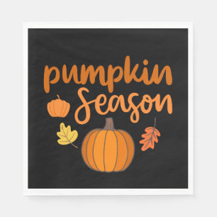 Pumpkin Season Fall Napkin