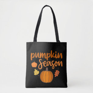 Pumpkin Season Fall Tote Bag