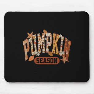Pumpkin Season Halloween Thanksgiving Men Women Ki Mouse Pad
