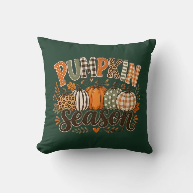 Pumpkin Season Long Sleeve Cushion (Front)