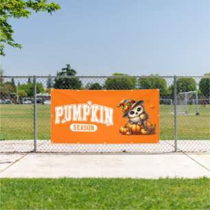 Pumpkin Season Outdoor Banner