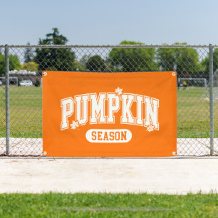 Pumpkin Season Outdoor Banner
