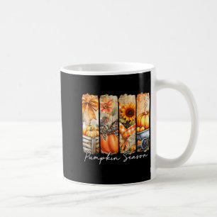 Pumpkin Season Sunflower Thanksgiving Autumn Fall Coffee Mug