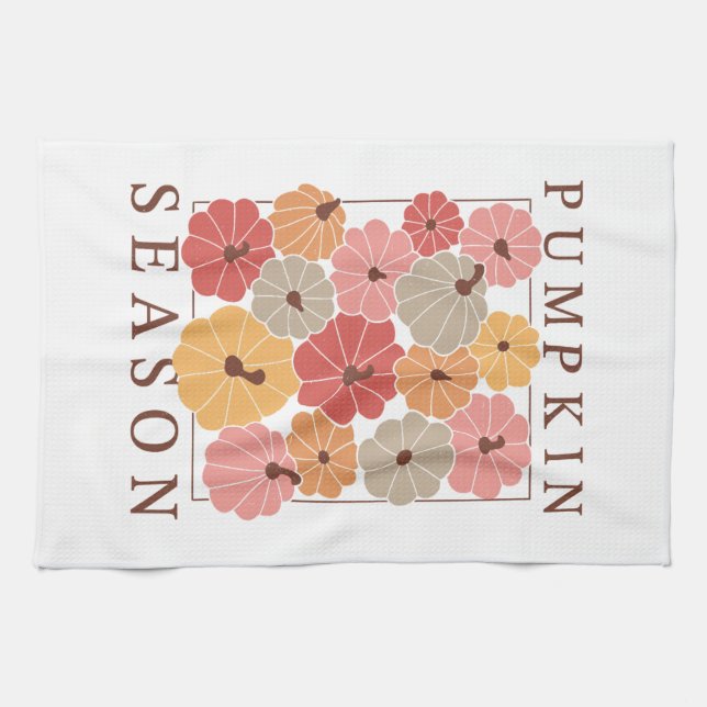 Pumpkin season tea towel (Horizontal)