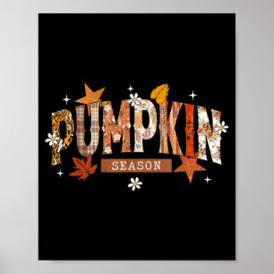 Pumpkin Season Thanksgiving Autumn Fall Yall Poster