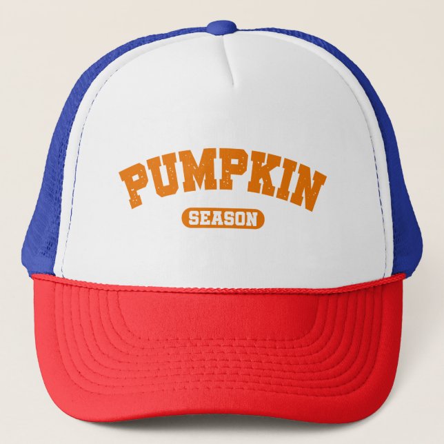 Pumpkin Season Trucker Hat (Front)