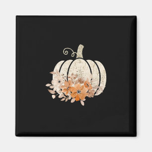 Pumpkin Season Wildflower Thanksgiving Autumn Fall Magnet
