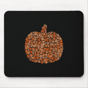 Pumpkin Season Wildflower Thanksgiving Autumn Fall Mouse Pad