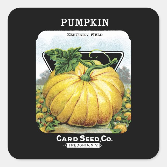 Pumpkin Seed Packet Label (Front)