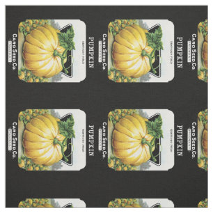 Pumpkin Seed Packet Label Fabric